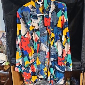 Sag Harbor Multicolor Geometric Jacket